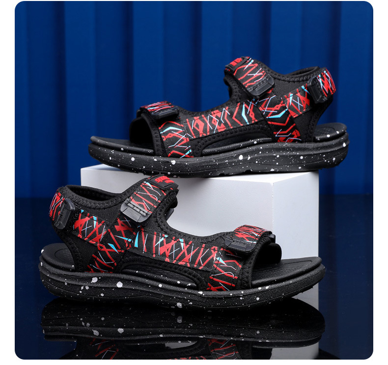 Jongens Sandalen Sport Atletische Sandalen Strand Buitensporten Open Teen Sandaal Slip Comfy Antislip_voghion.com