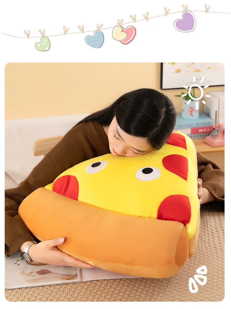Cross-Border French Fries, Burger Pillows, Pizza Plush Toys, Dolls, Children's Activities, Friends Gifts, Foreign Trade Wholesale