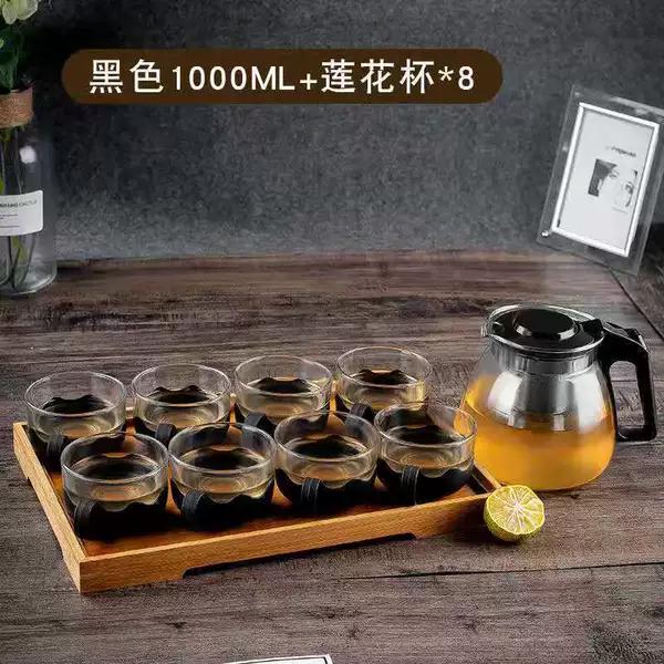 1 liter single pot + 8 lotus cups