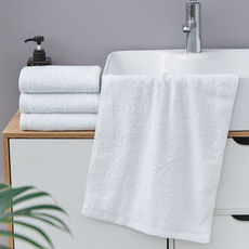 毛巾棉批发20条装白毛巾一次性饭店澡堂汗蒸加厚吸水