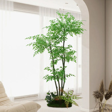 客厅盆栽植物大型植物室内装饰假树盆栽大型盆景侘寂风橱窗