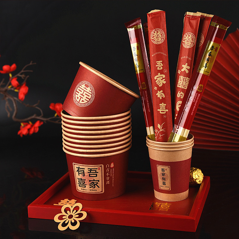 50인용 세트 2개(그릇, 컵, 젓가락 각 50개), 특대형 500ml