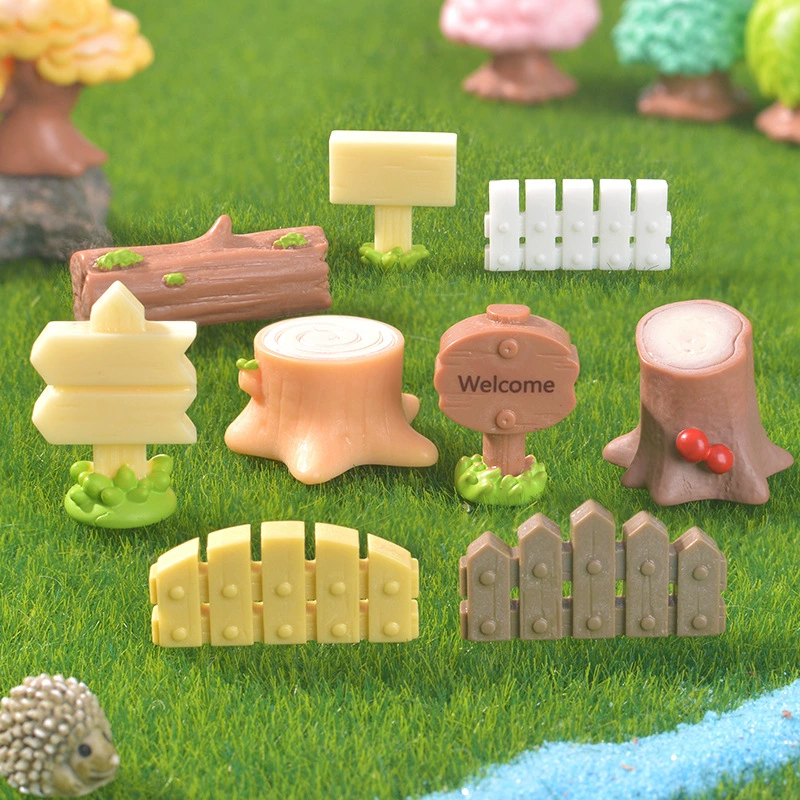 Микро-ландшафтный креативный симулированное дерево сушеное дорожное ограждение Небольшой украшение садоводческая ферма идиллический пейзаж украшения аксессуары