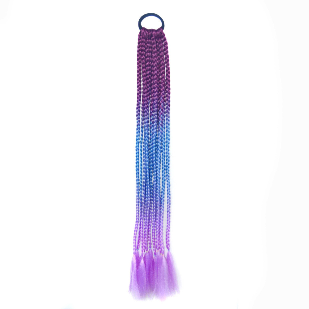 Trenza sucia Cola de Caballo color trenza Cola de Caballo anillo de pelo pequeña trenza color Cola de Caballo trenza sucia Cola de Caballo personalidad tocado