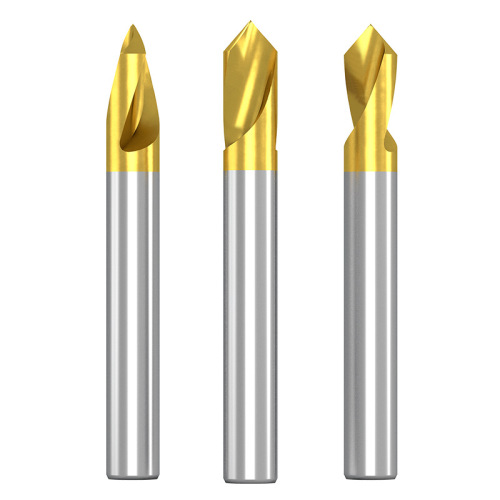 Bailey center drill HSS titanium-plated center drill 90-degree chamfer cutter center fixed-point drill composite positioning drill bit