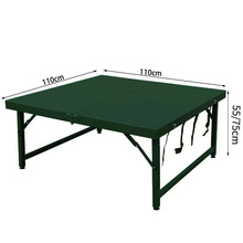 应急救灾便携折叠餐桌野外演习指挥桌手提折叠箱式餐台