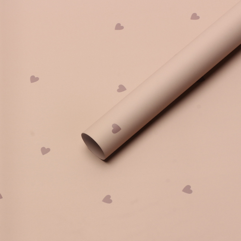 Huaxi cálido amor por el material de embalaje de ramo de flores de papel de embalaje impermeable florista material de ramo de flores