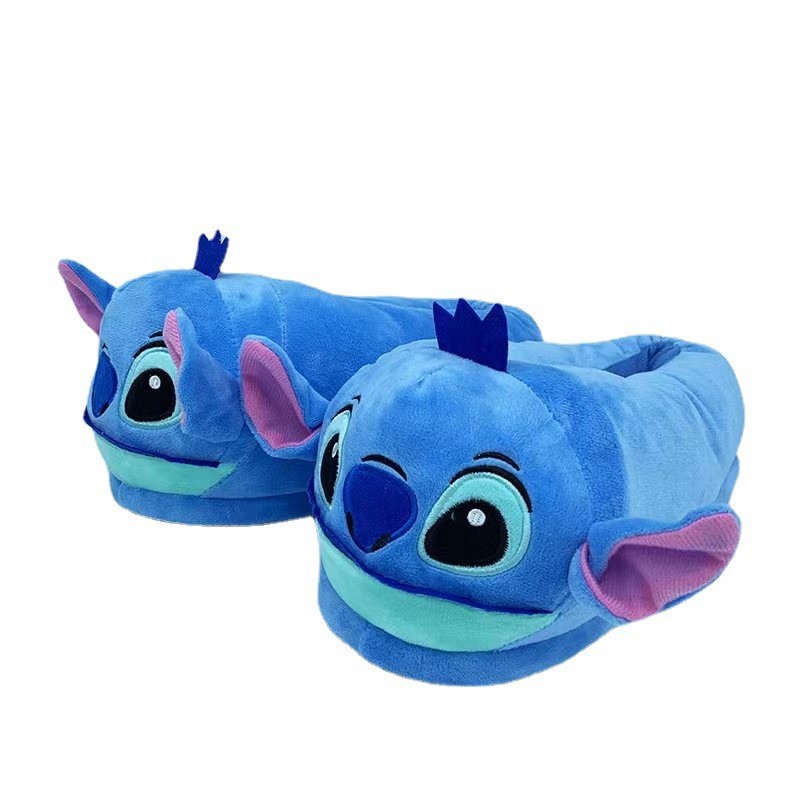 Zapatillas de Casa de Felpa con Puntada, Bebé, Dibujos Animados, Invierno, Cálidas