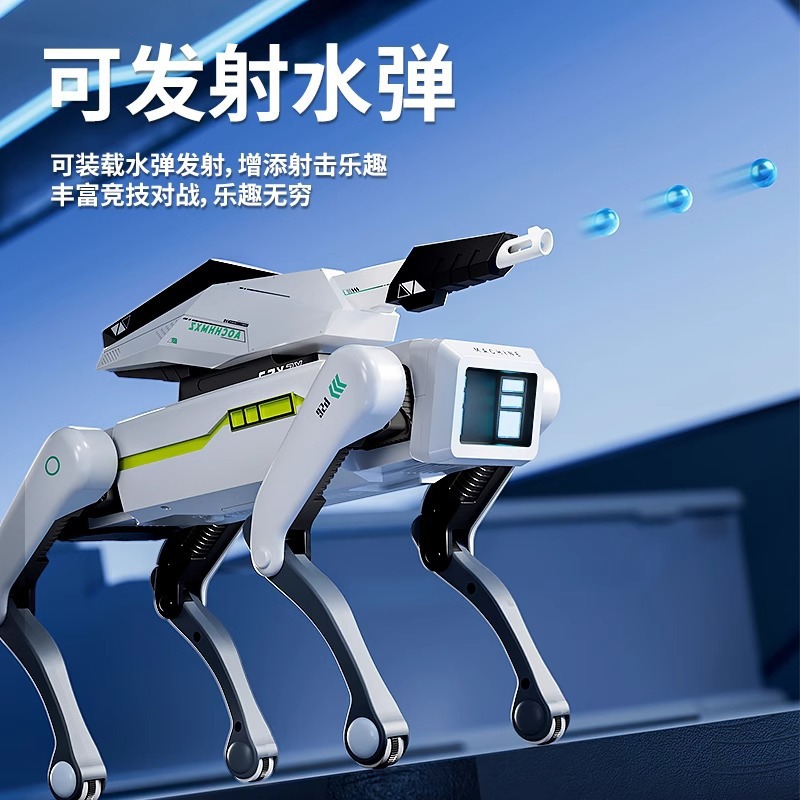 Inventario transfronterizo productos calientes Inglés control remoto infantil manual programación de baile eléctrico juguetes control de voz perro robot