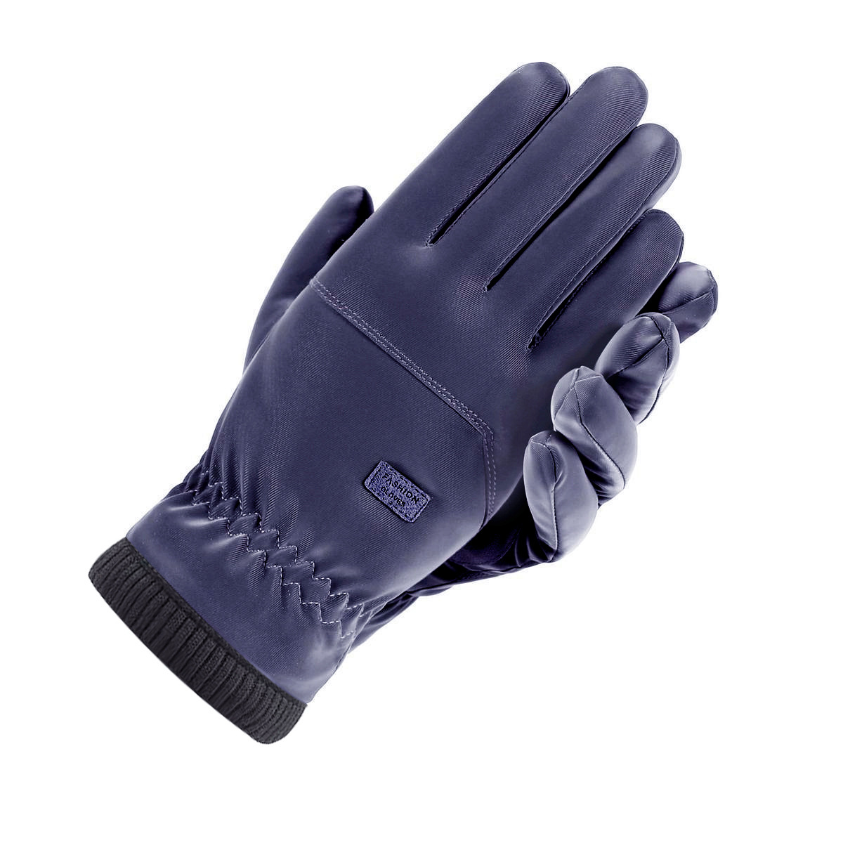 2023新款男士防水手套中厚冬季保暖防風戶外開車加絨手套一件代發