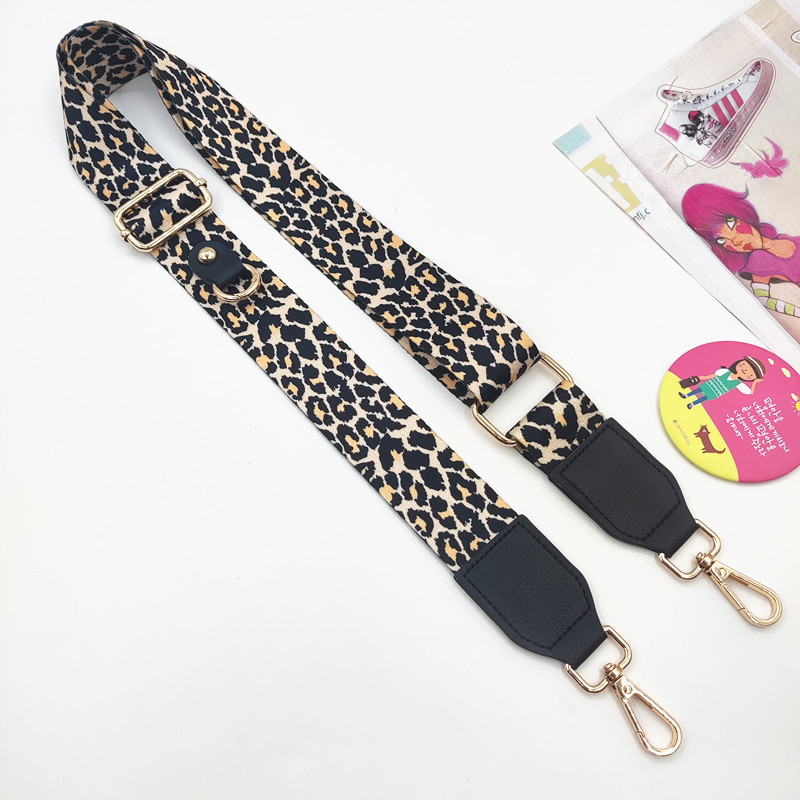 97g Weight Bag Strap Bag Accessories Type 1 Piece, 1 Set Quantity Casual, Daily Occasion Polyester Material Geometric, Leopard Pattern Simple Style, Classic Style Style 1 Piece 1 Set Polyester Geometric Leopard Bag Strap 15