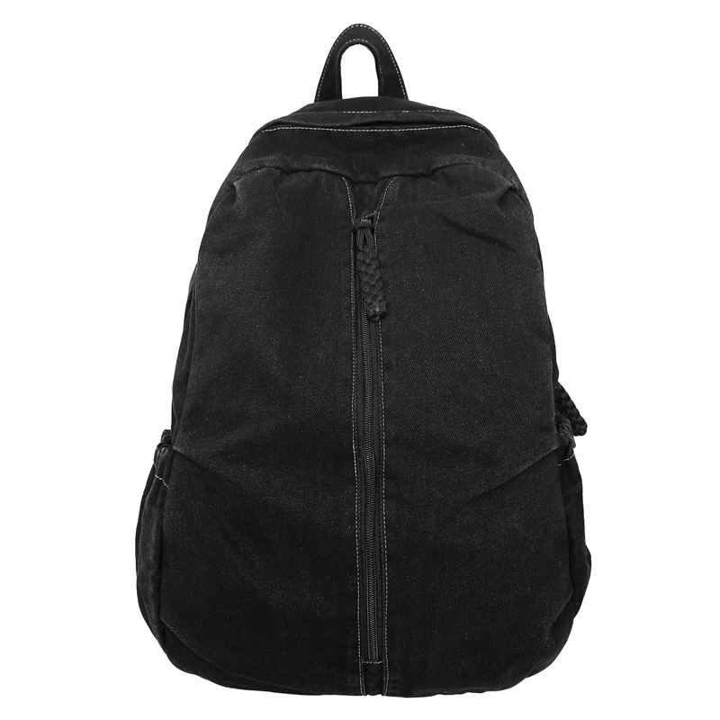 Mochila de mezclilla de gran capacidad para hombres, estudiantes universitarios de secundaria coreanos, mochila simple, mochila para computadora femenina al por mayor