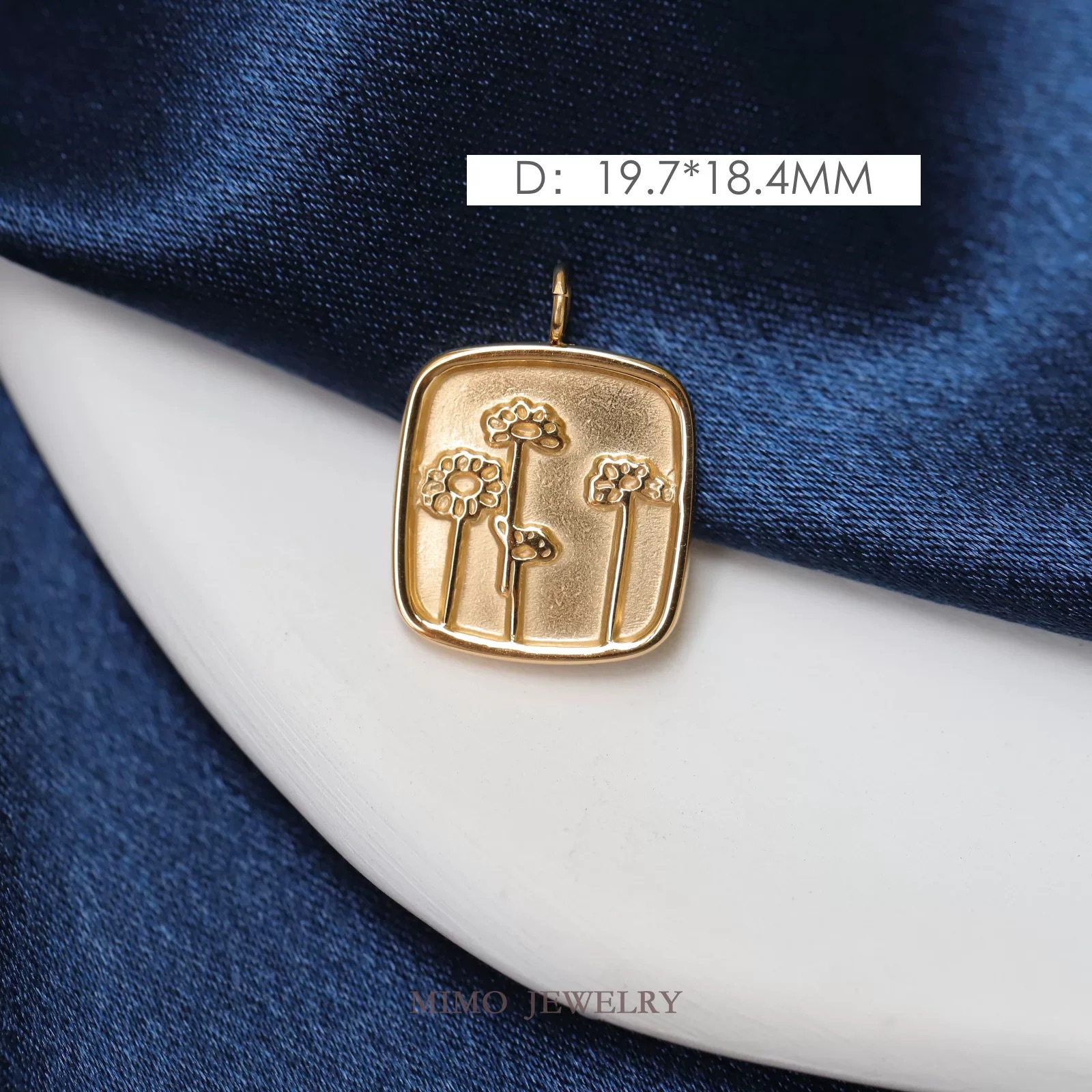 1 Pieza Acero Titanio Geométrico Forma De Corazón Mariposa Colgante display picture 9