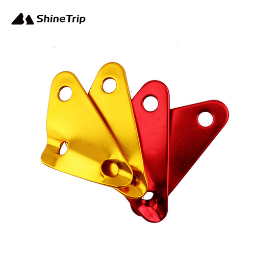 Shanqu aluminum alloy wind rope buckle adjustment buckle parachute rope buckle outdoor tent canopy rope camping accessories wholesale medium size