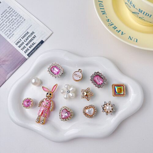 Hole shoe accessory set DIY small decorations high-end shoe flowers slippers sandals decorations shoe clips