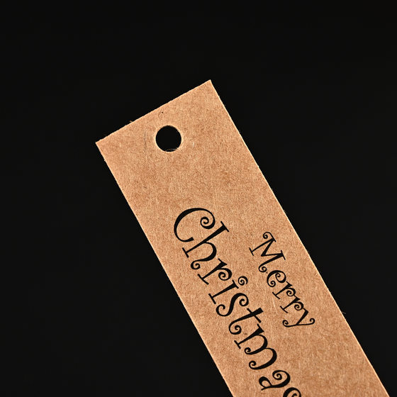 Amazon dovetail thank you kraft paper tag Christmas gift baking bag hand gift decoration tag