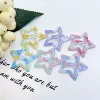 Exploding Ice-Permeable Scottish Style Star Clip 3.2cm Mixed Single