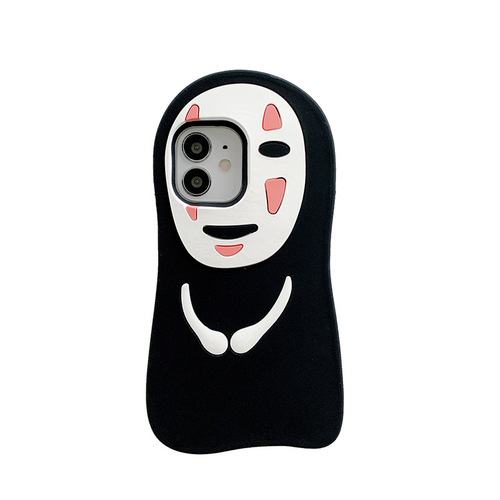 Applicable for Apple iPhone 13 Silicone Ghibli No-Face Phone Case 12 iPhone 14 Pro Max