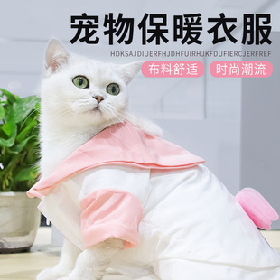 Autumn and Winter Pet Clothes Angel Wings Cute Dog Cotton Coat Plus Velvet Warm Teddy Pomeranian Pet Clothes Wholesale