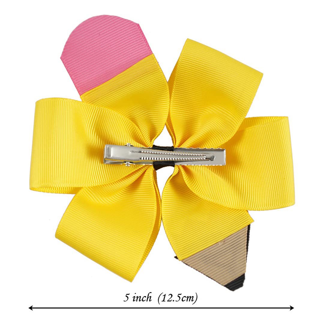 Simple Style, Classic Style Style Girl'S Simple Style Classic Style Bow Knot Cloth Handmade Hair Clip