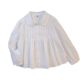Children's Clothing 2024 Autumn Clothing Girls White Doll Collar Princess Shirt Children's Spring and Autumn Long Sleeve Shirt Baby Top
