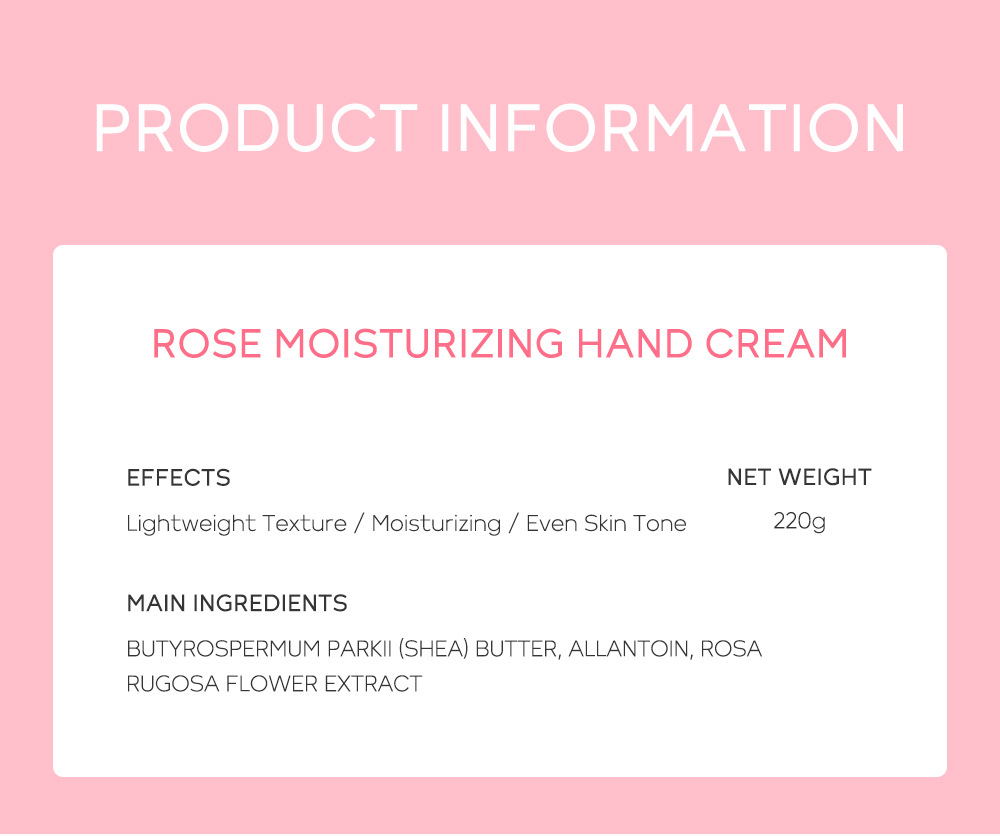 The manufacturer has a new cross-border product, LAIKOU Hydrating Hand Cream 220ml, in stock. It hydrates, moisturizes and nourishes the skin on hands undefined