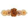 Cute universal children's fresh elastic nylon headband, European style, flowered, simple and elegant design