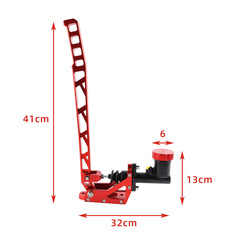 Cross-border automotive modification parts universal hydraulic handbrake E-road race drifting hydraulic competitive vertical handbrake
