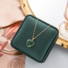 Brand fashionable crystal pendant heart-shaped, necklace, chain for key bag , accessory, internet celebrity, light luxury style