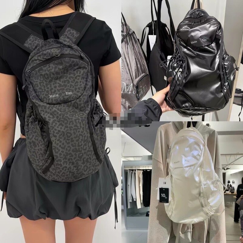 New Korean-style MK large-capacity portable ultra-light outdoor backpack for men and women, waterproof drawstring backpack for cross-border trade