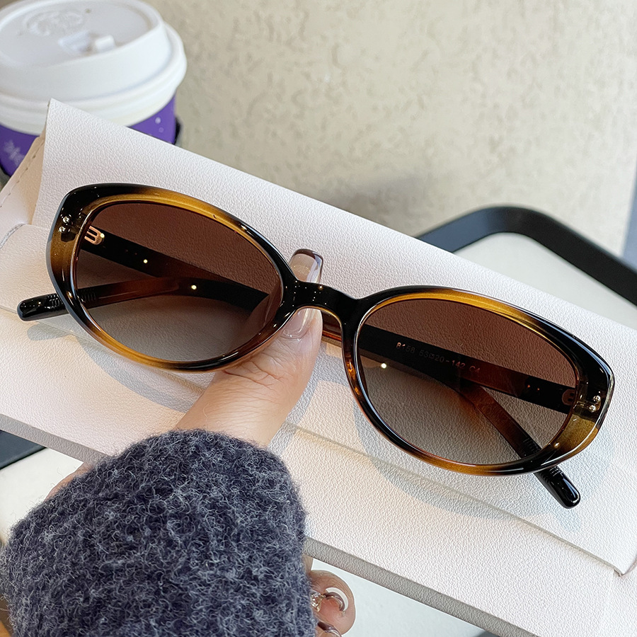 2026 New TR90 Cat-Eye Small Frame Polarized Sunglasses for Women - High-End Trendy Designer Style Fashion Sunglasses - Thumbnail 3