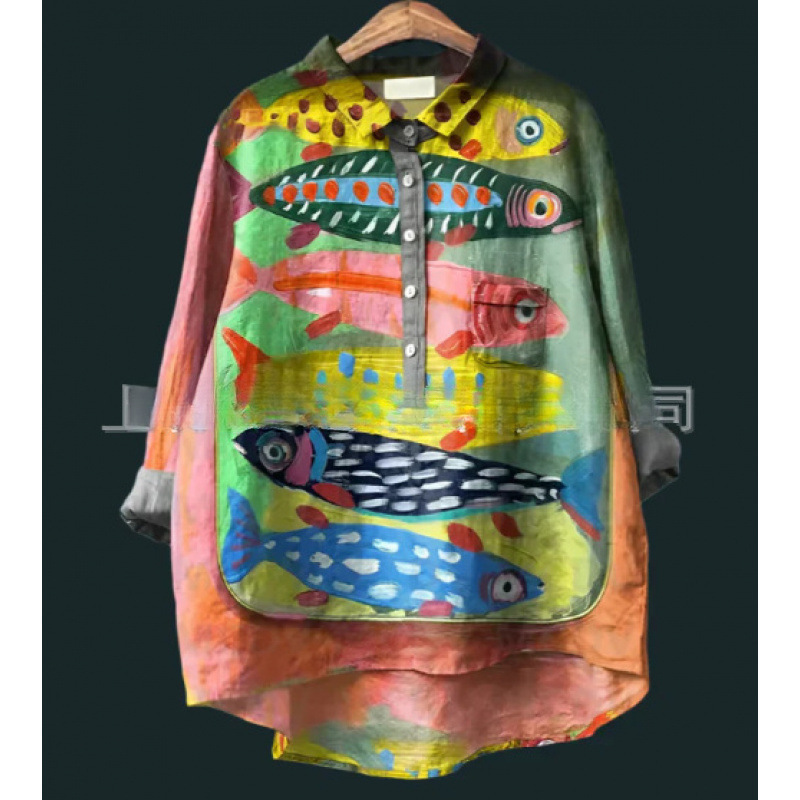 2025 ホットスタイル夏の女性の新しいアマゾン AliExpress ルーズプリントラウンドネックカジュアル大きいサイズの女性の Tシャツ|undefined