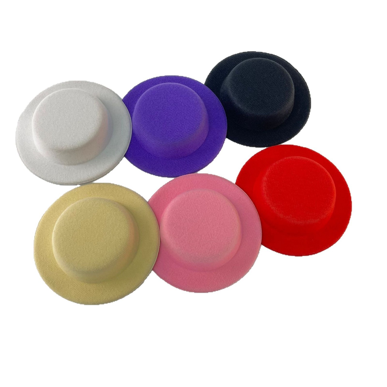 Accesorios DIY SD muñeca sombrero pequeño sombrero de tela Bjd muñeca tirar sombrero de tela Lolita sombrero desnudo hecho a mano 13cm