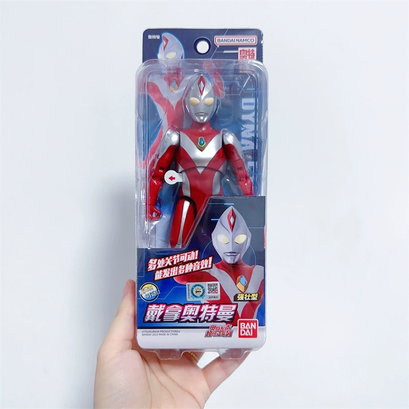 Bandai, Ultra, подвижная минифигурка, Ultraman Tiga, игрушка, издаёт звуки
