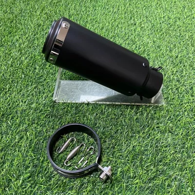 series ZX4R race 800 Motorcycle exhaust pipe - 89-round-mouth-black-belt-strip-60mm