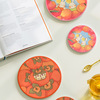 Rabbit coasters Japanese -style cute ins Hallead cup absorbent ceramic pot cushion non -sliding non -diatom mud can be fixed