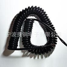 厂家供应3芯17芯20芯32芯多心弹簧线弹弓线螺旋线电源线
