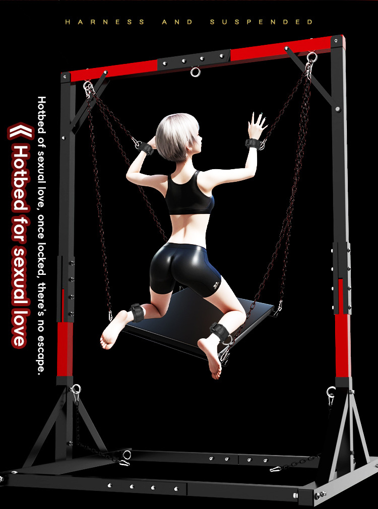 SM Restraint Set with Handcuffs, Nipple Clamps and Long Pad — detail image 32