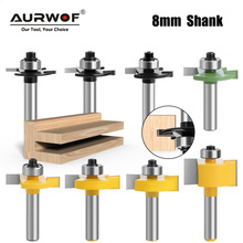 8柄滚珠T型刀黑绿黄轴承槽口刀开槽刀开槽铣刀刃具铣刀套装雕刻机