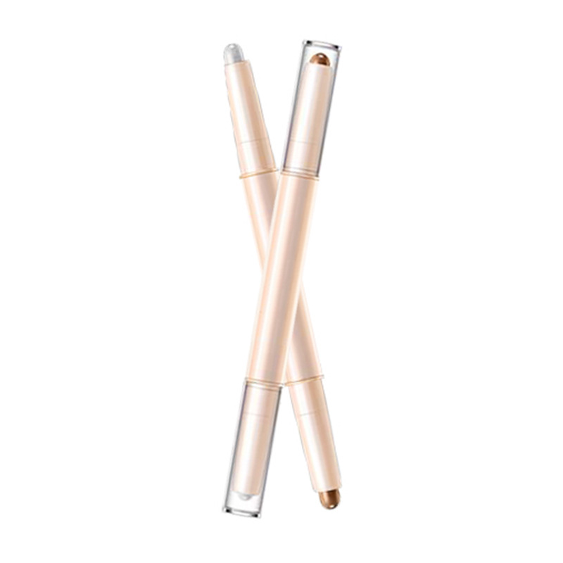 翠黛工厂 卧蚕笔双头两用高光棒眼影笔哑光珠光眼影棒定制加工OEM