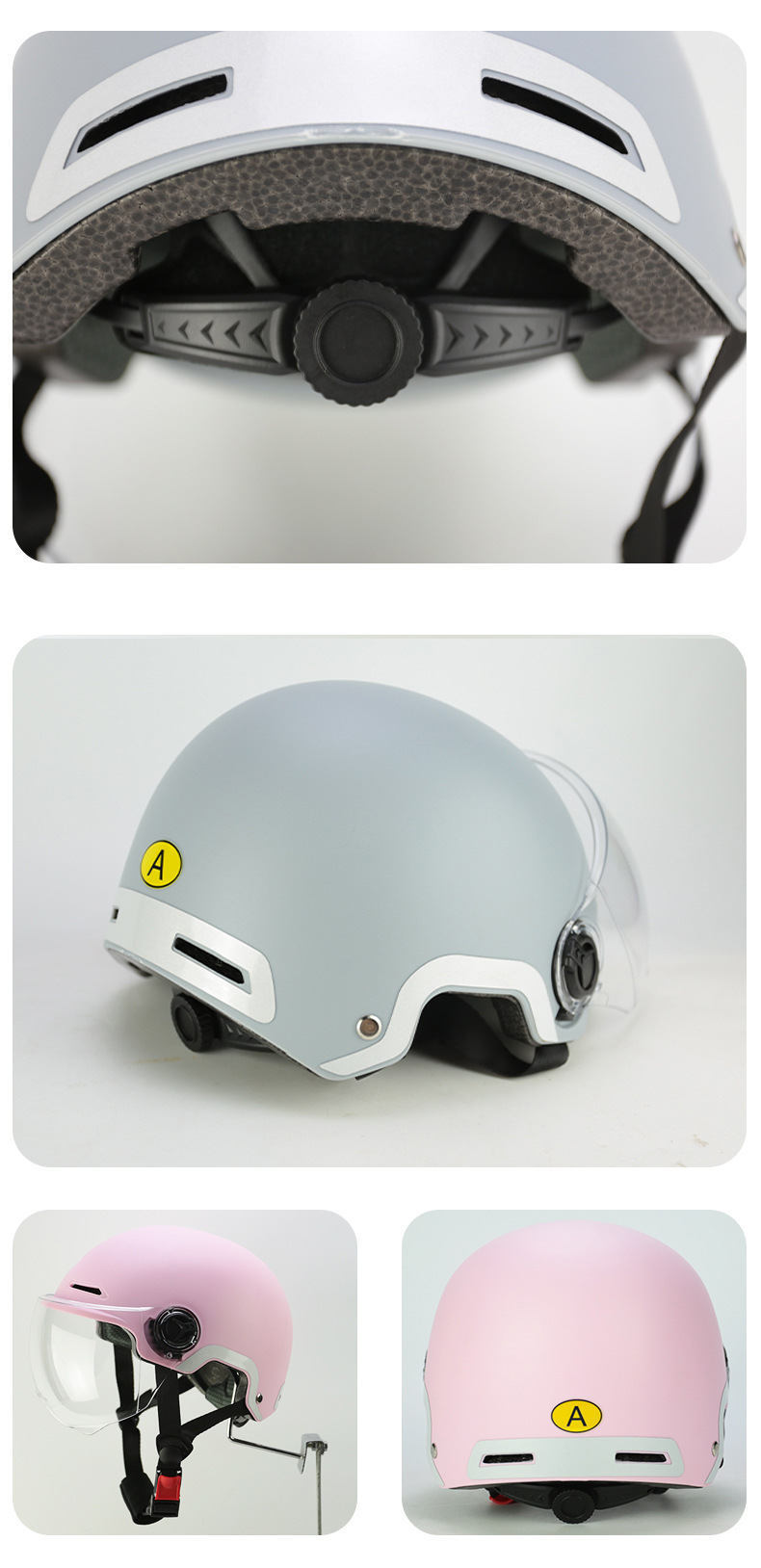 New National Standard Sunshade Protection Electric Vehicle Helmet High Density Eps Buffer Pp Shell Layer Electric Vehicle Adult 3C Helmet