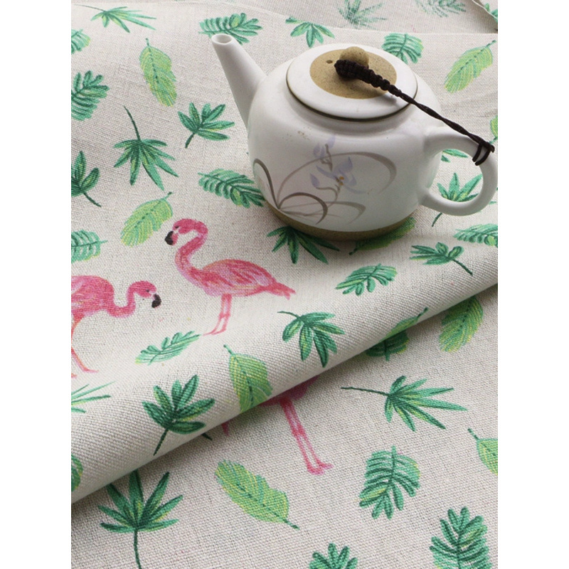 tela de lino de algodón tela de mesa cortina tela de tela de tela sofá tela hecha a mano procesamiento de tela