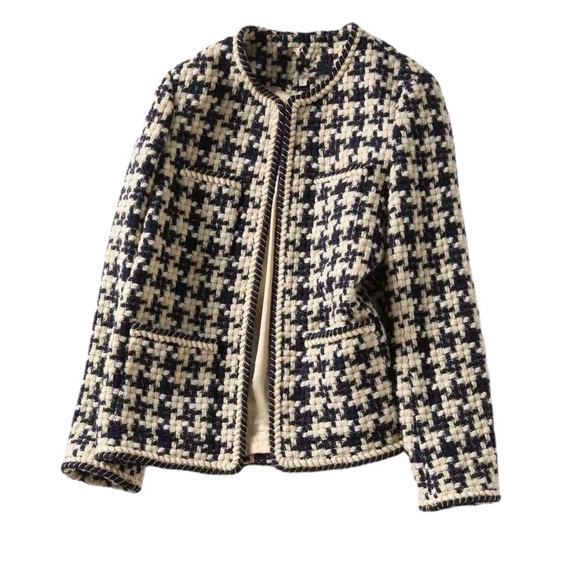 Весенняя куртка, кардиган, стиль Chanel, французский стиль