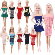 2021年新款巴比娃娃配件毛衣连衣裙26-30cm玩偶娃娃衣服厂家直发