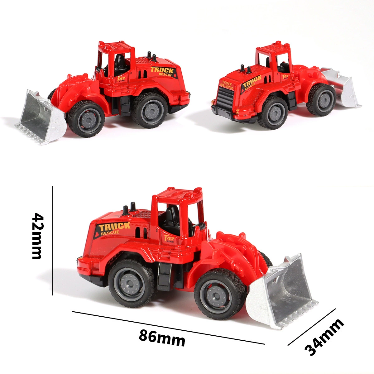 Toy car for boys, scale 1:64