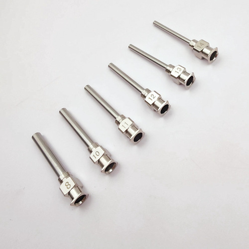 1英寸工业不锈钢针头 金属针头 精密点胶机用针头 全金属点胶针头