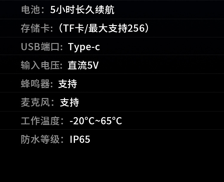4K Motorcycle and Electric Vehicle Portable High-Definition Waterproof and Anti-Shake Dashcam with Wifi Connectivity