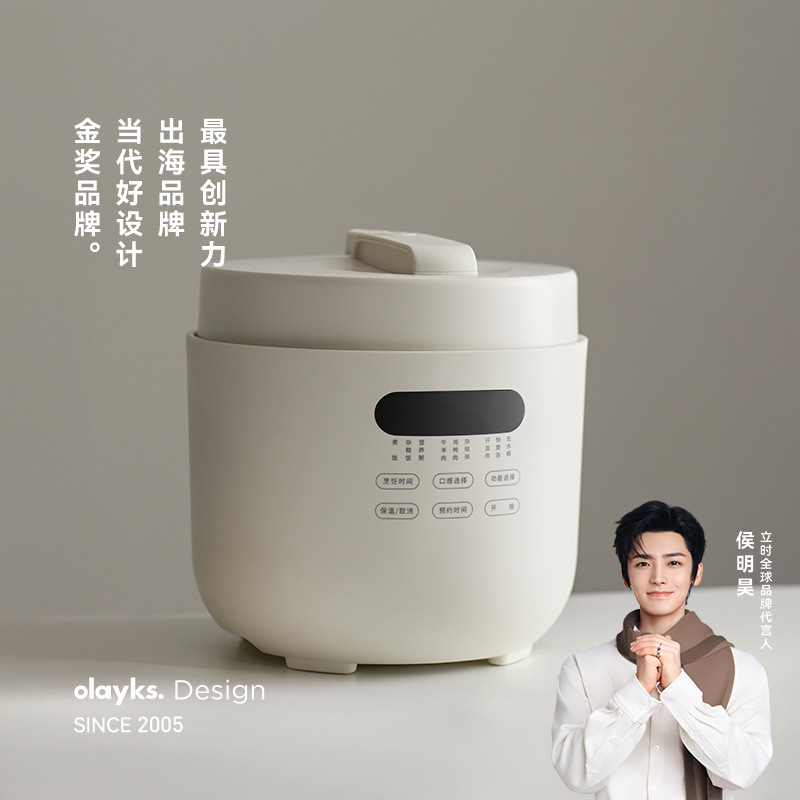 Olayks Instant Bestseller in Japan and Korea, 0-Coating Electric Pressure Cooker for Home Use, 5L Large Capacity Multifunctional Pressure Cooker and Rice Cooker