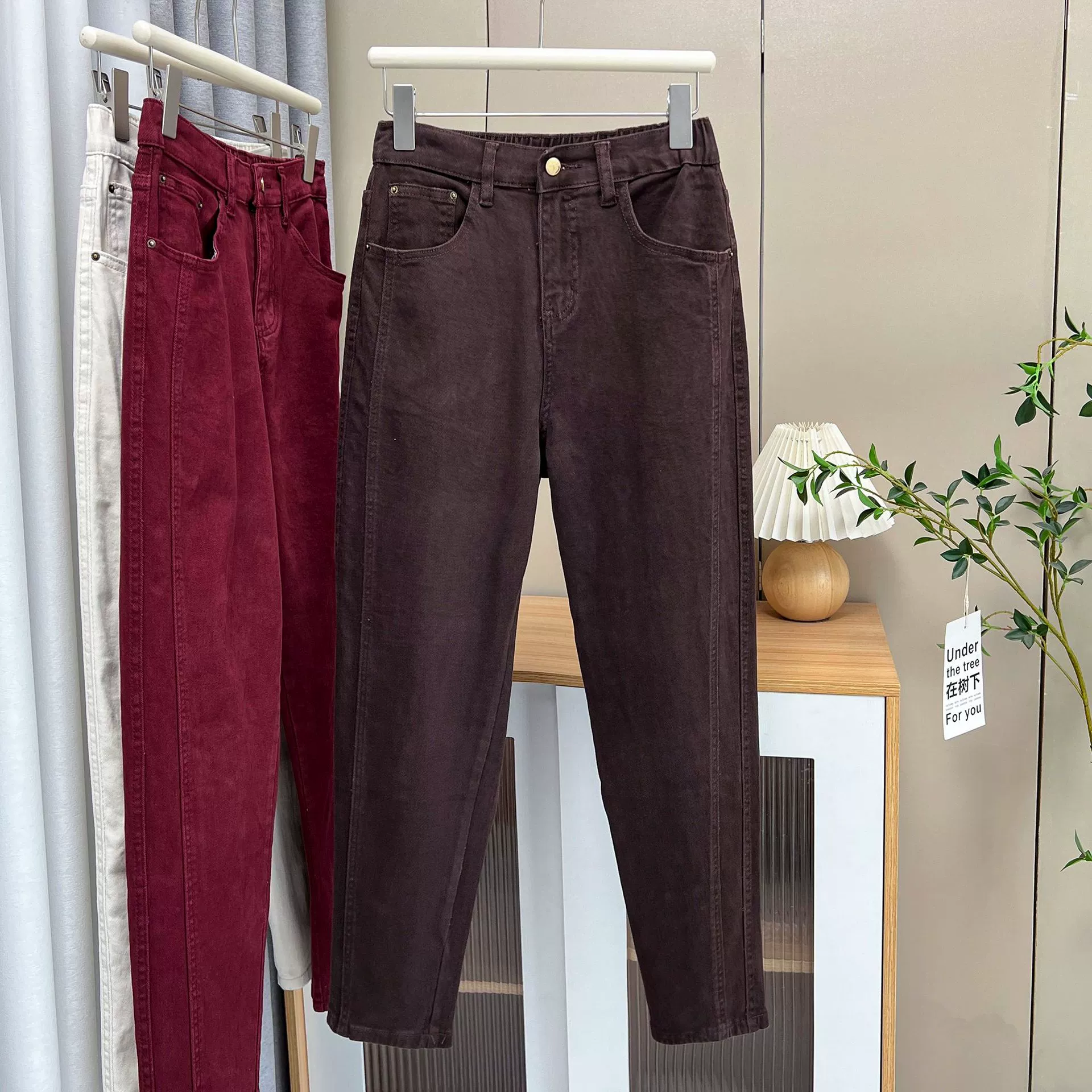 Весенние эластичные джинсовые брюки, для женщин plus size, облегающий крой