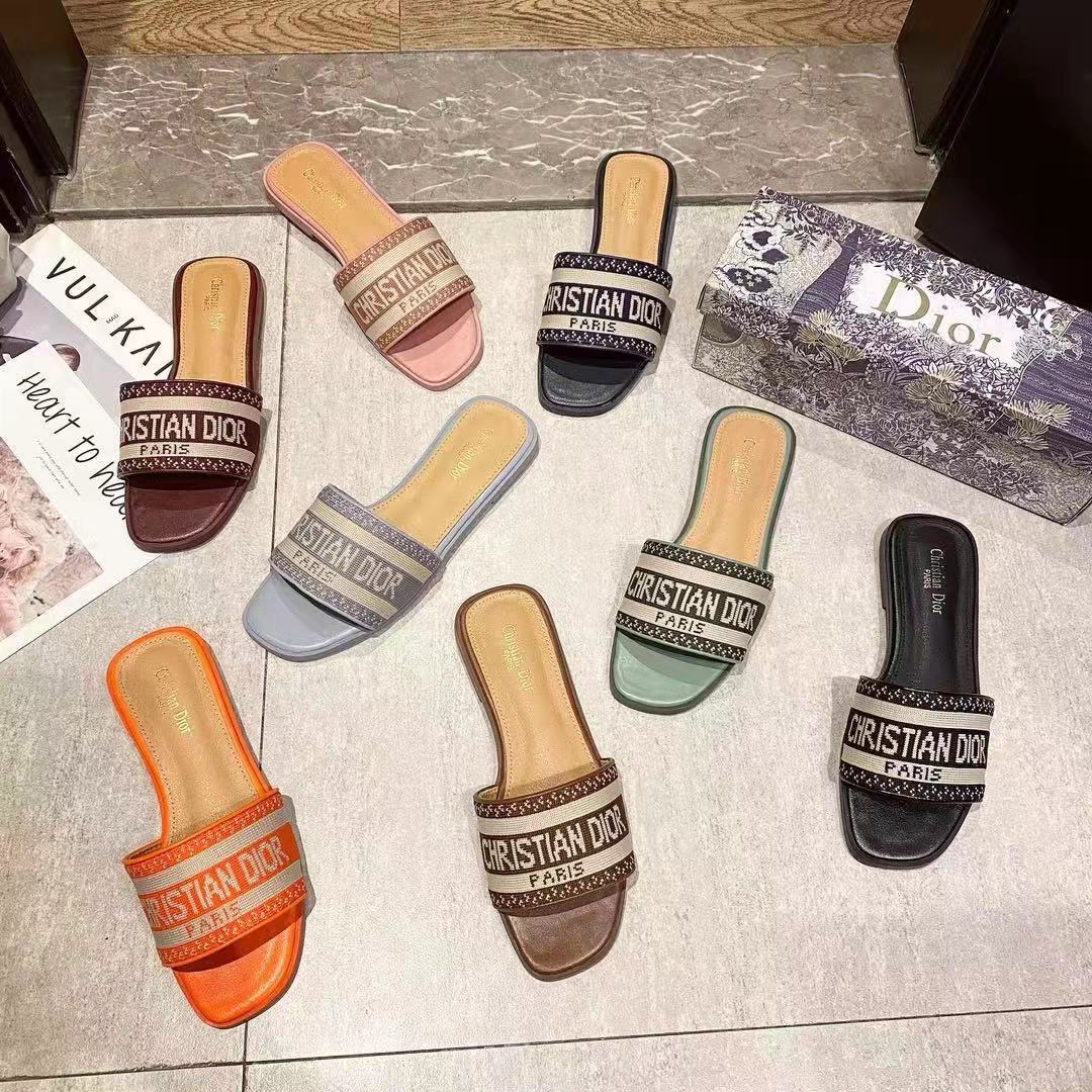 Net celebrity slippers female 2021 summe...